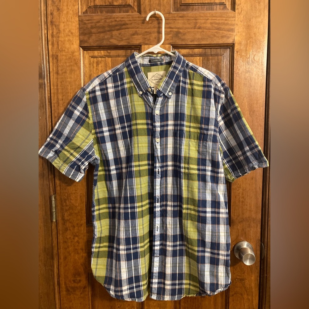 St. John’s Bay Short Sleeve Button Down